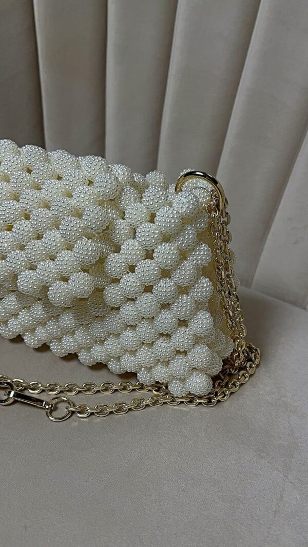 Berry Beaded Shoulder Bag - Image 2