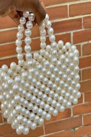 Handcrafted Pearl Handbag