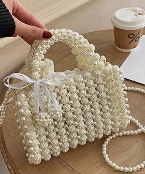Berry Beaded Bag