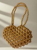 Milli Gold Beaded Bag