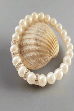 Pearl Beaded Bracelet-205