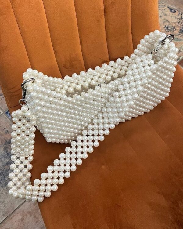 Elegance Pearl Handbag - Image 2