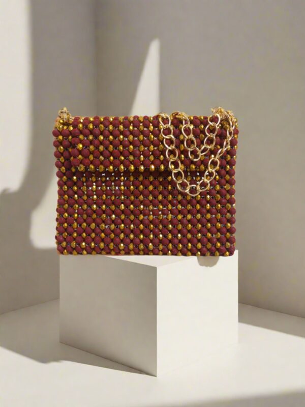 Velvet Ember Luxe (Maroon and Gold)